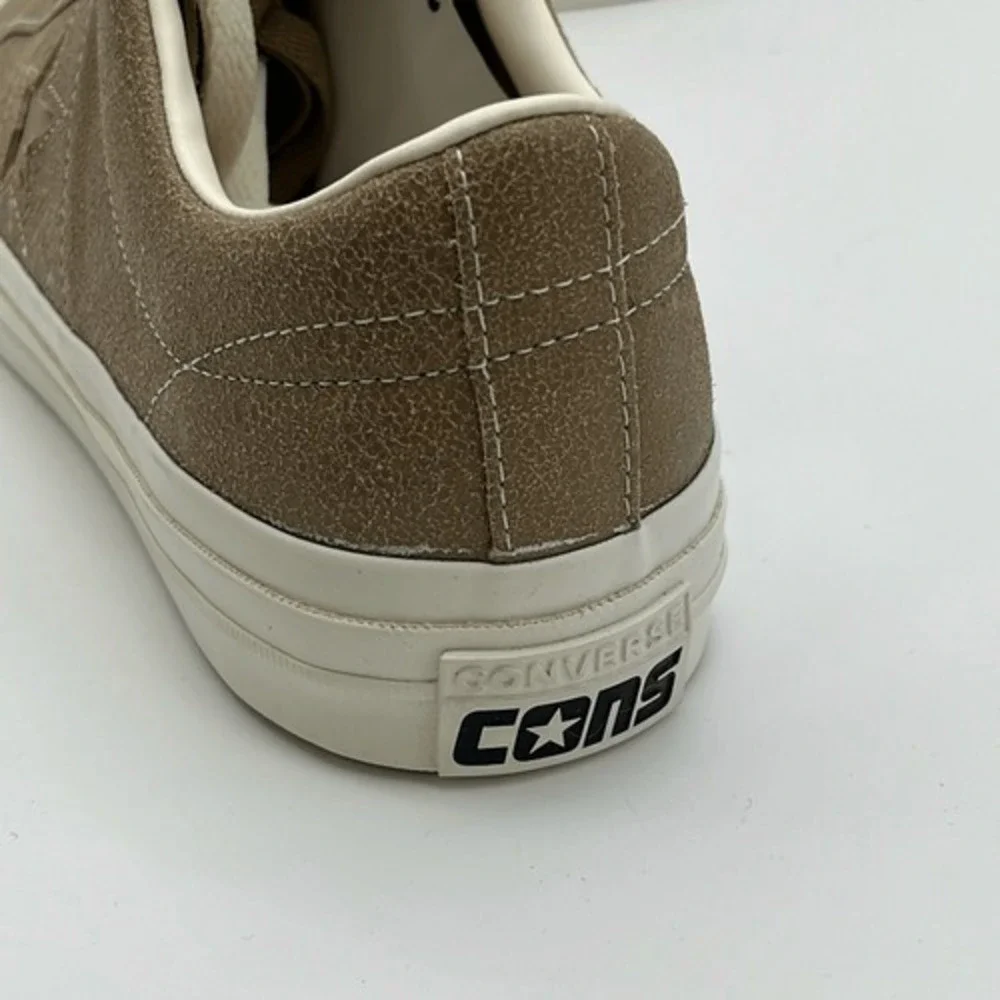 CONVERSE One Star Pro Mens 11 Womens 12.5 Tan Leather Sneakers Star NWT Shoes - Picture 9 of 15
